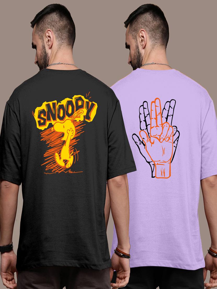 pack of 2 round neck combo t-shirt - 20878567 - Standard Image - 1