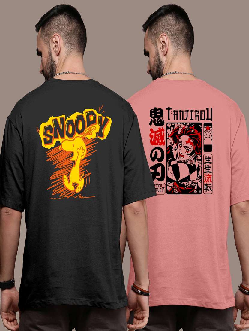 pack of 2 round neck combo t-shirt - 20878585 -  Standard Image - 1