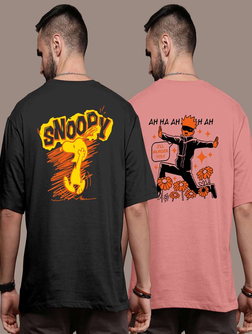 pack of 2 round neck combo t-shirt - 20878588 -  Standard Image - 1