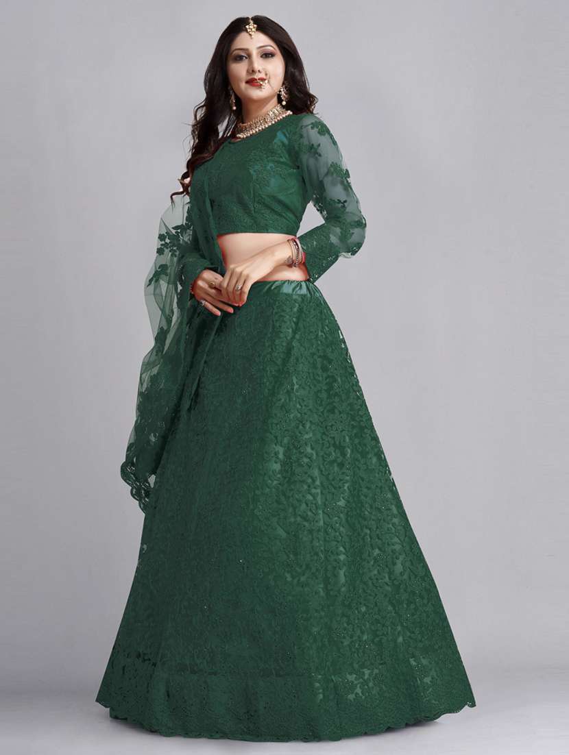 women embroidered lehenga choli with dupatta - 20878692 - Standard Image - 1