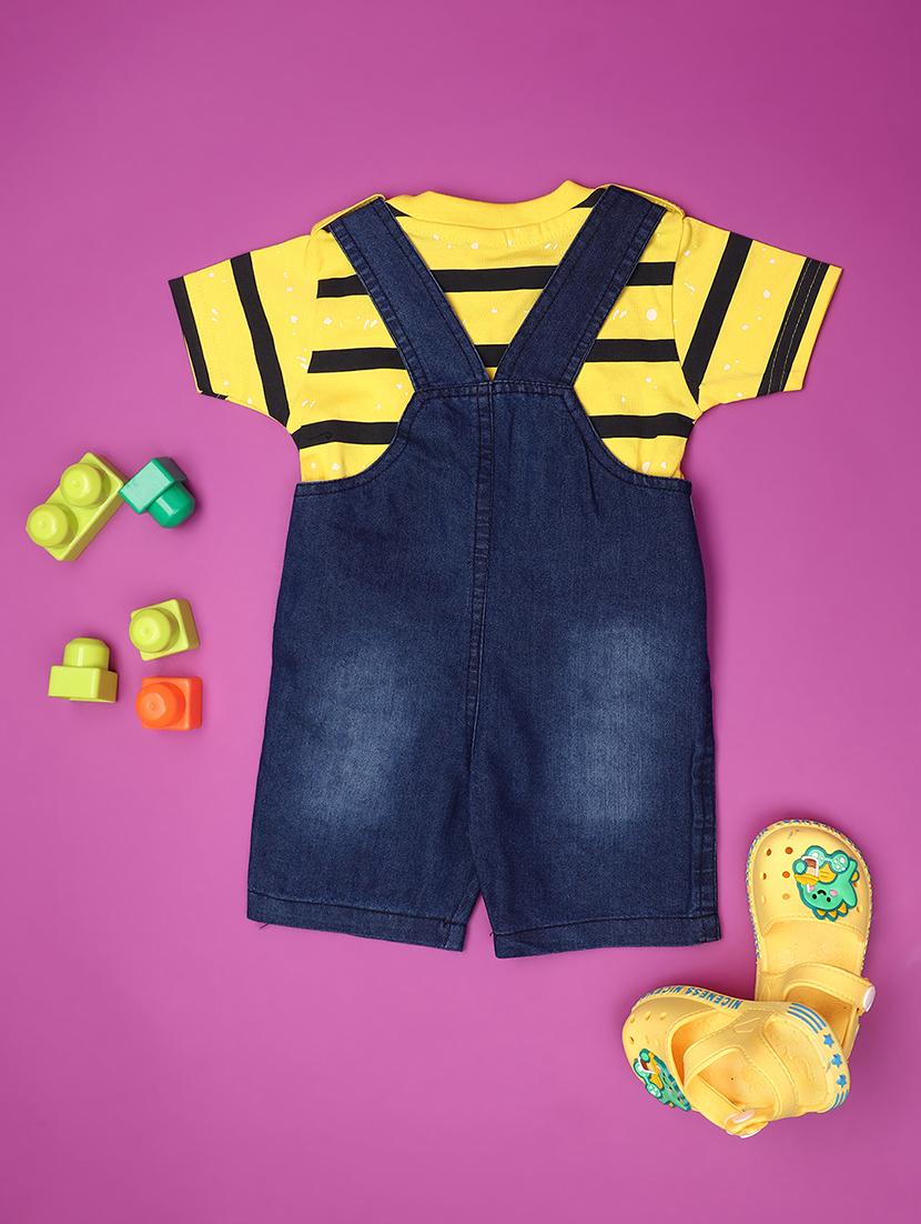kids denim dungarees twin sets - 20879150 - Standard Image - 1