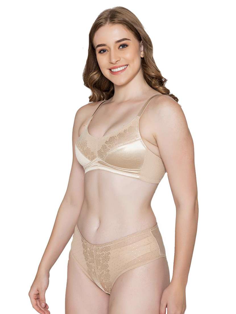 women self-designed jacquard bra and panty set - 20879513 - Standard Image - 1