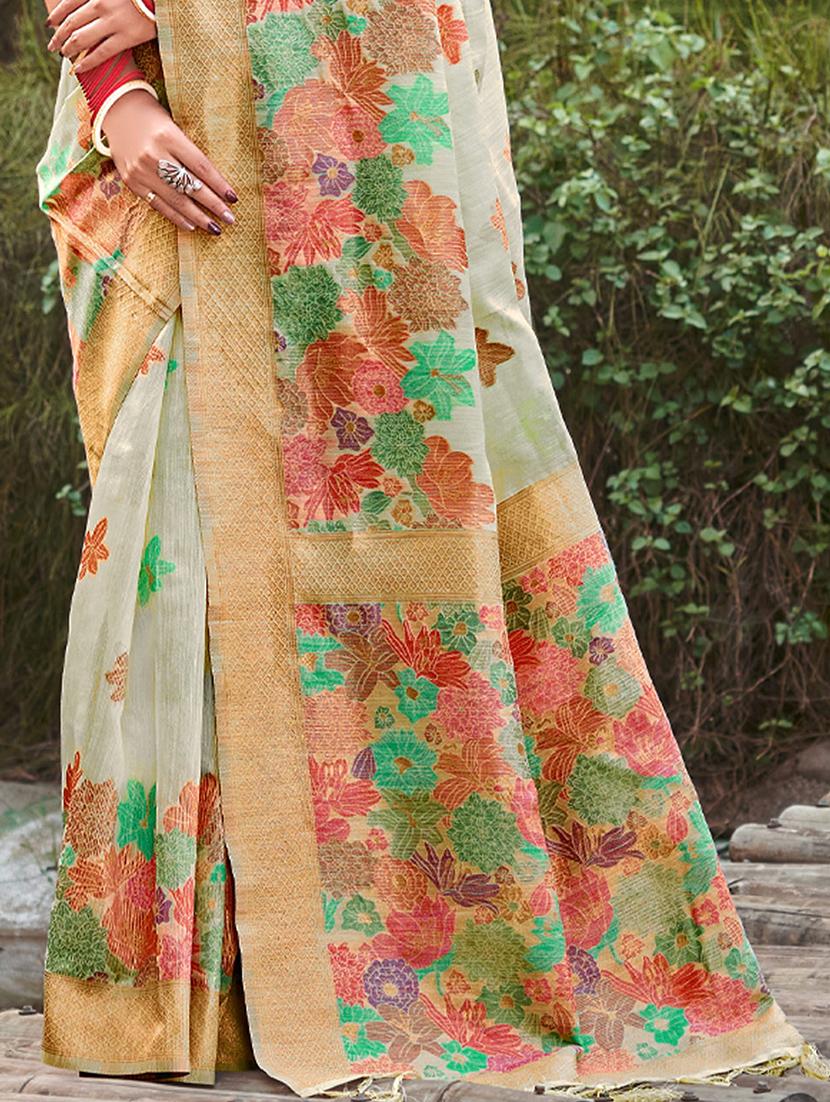 women self design bordered saree with blouse - 20879568 - Standard Image - 1