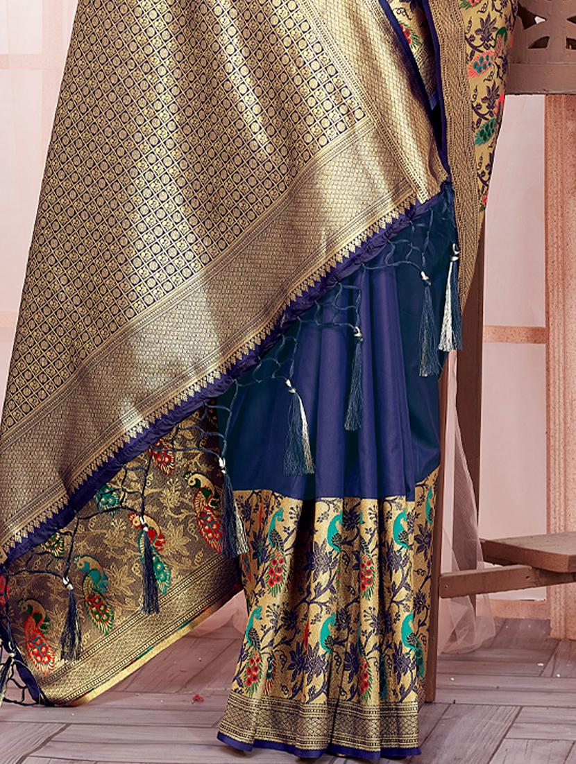 women self design paithani saree with blouse - 20879828 - Standard Image - 1