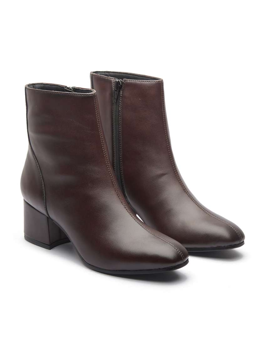 burgundy ankle boots - 20881648 -  Standard Image - 1