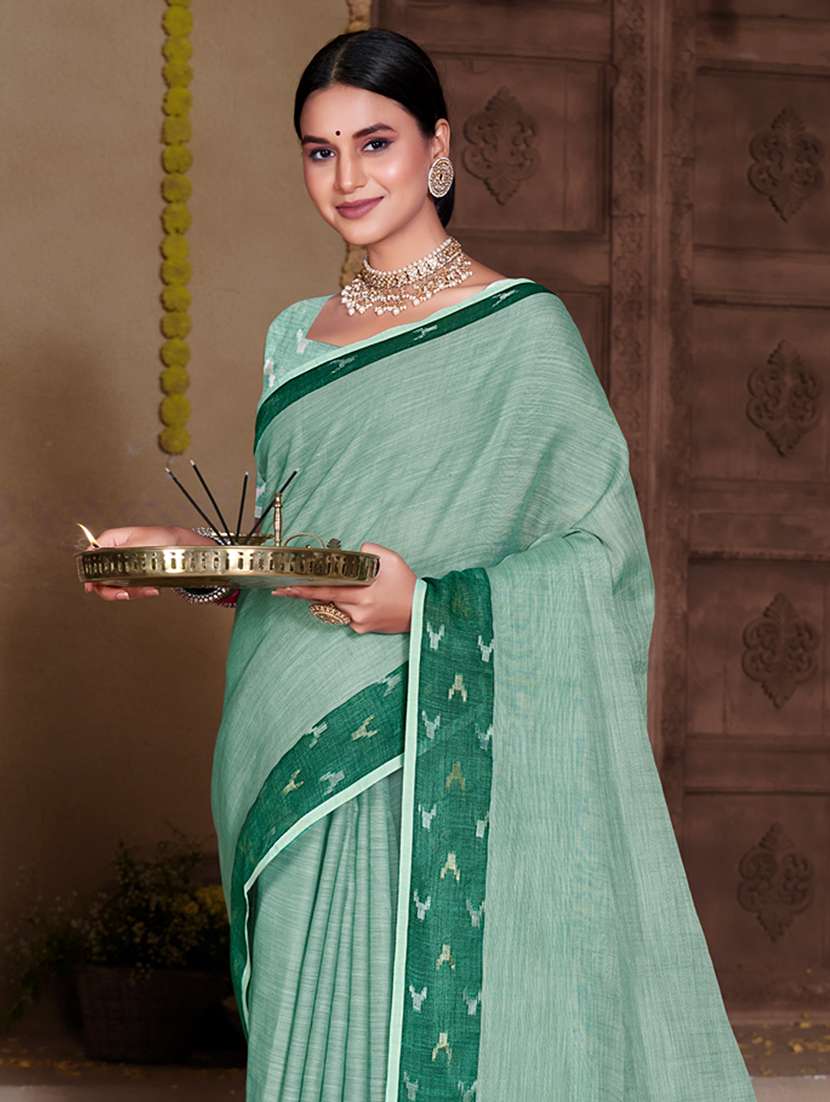 women self design handloom saree with blouse - 20881657 -  Standard Image - 1