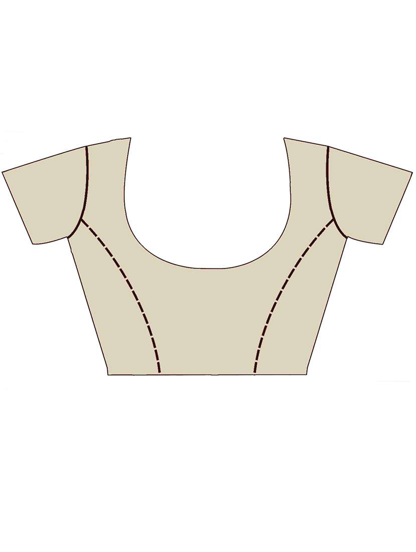 women solid with bordered saree - 20881690 -  Standard Image - 4