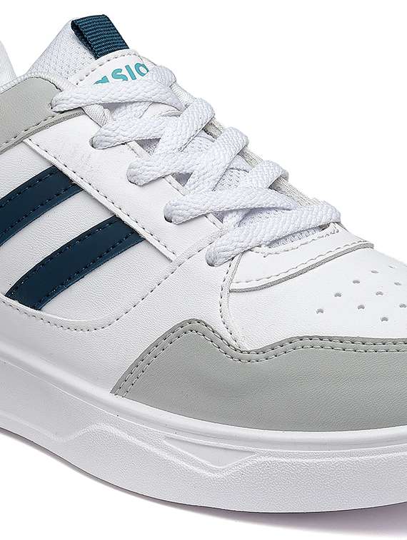 Men Color Block Lace Up Sneakers