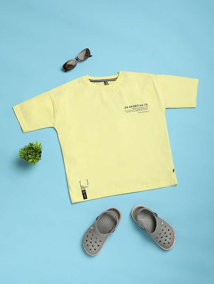 boys back print cotton t-shirt - 20884961 -  Standard Image - 1