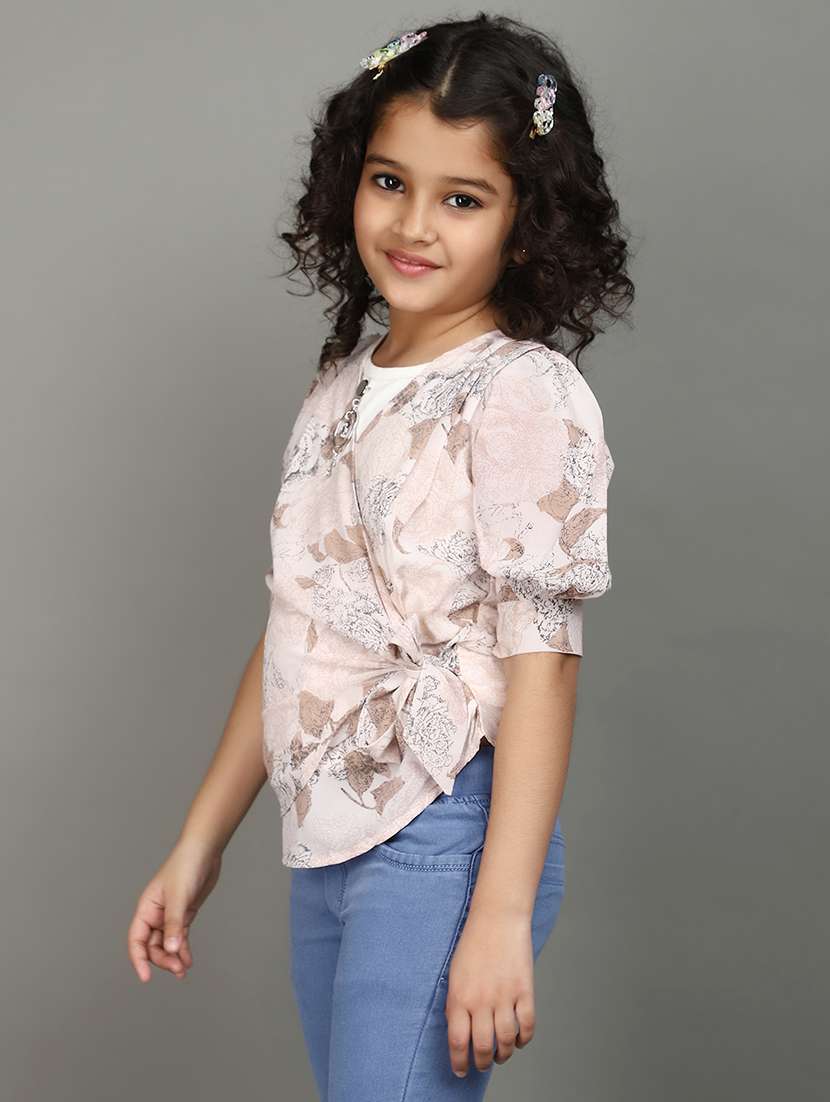 white printed cotton top - 20885056 -  Standard Image - 1