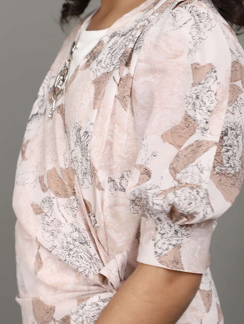 white printed cotton top - 20885056 -  Standard Image - 6