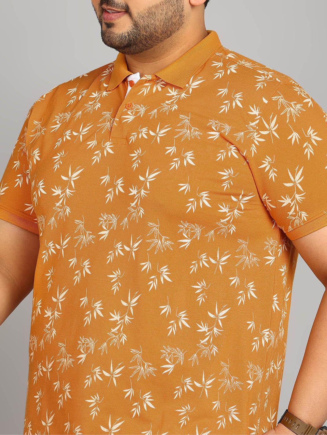 men printed plus size polo t-shirt - 20885090 - Standard Image - 4