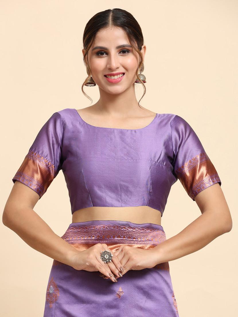 women self design banarasi saree with blouse - 20885462 -  Standard Image - 1