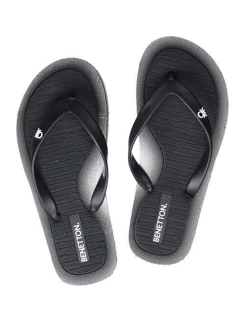 men black slip on flip flop - 20889336 -  Standard Image - 0