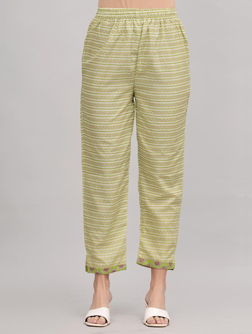 women green round neck kurta pant set with dupatta - 20893274 - Standard Image - 4