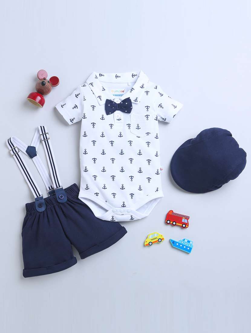boys printed cotton suit sets 