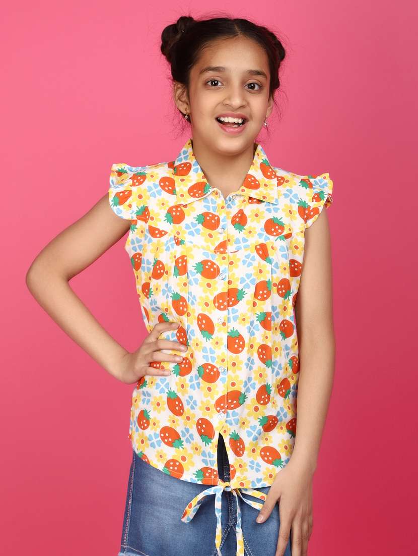 multi colored cotton  top