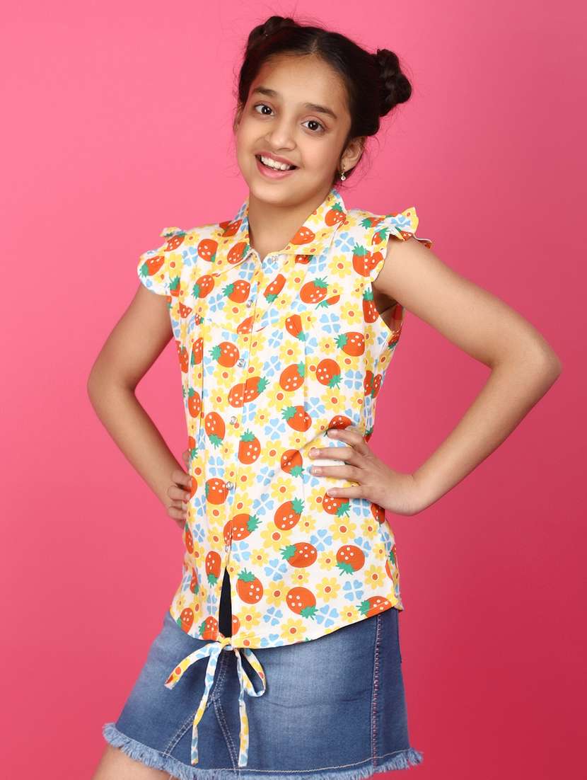 multi colored cotton  top - 20893882 -  Standard Image - 1