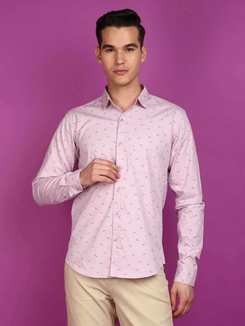 pink cotton casual shirt
