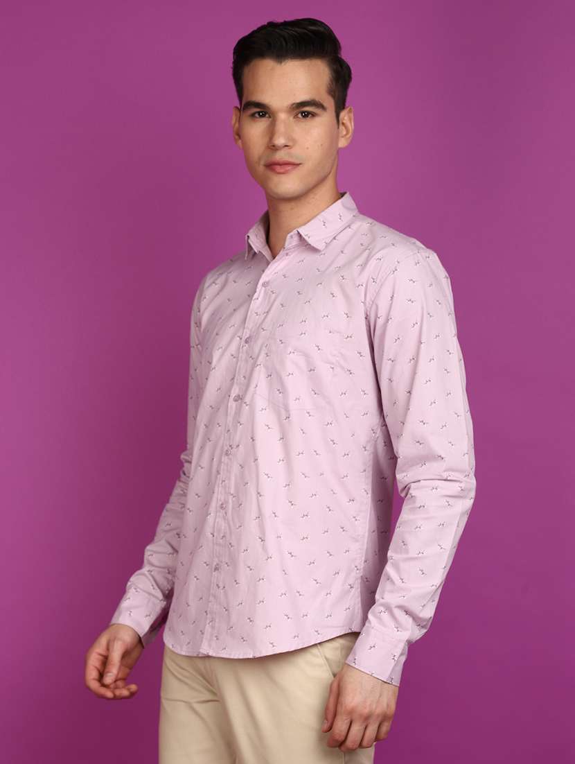 pink cotton casual shirt - 20893974 -  Standard Image - 1
