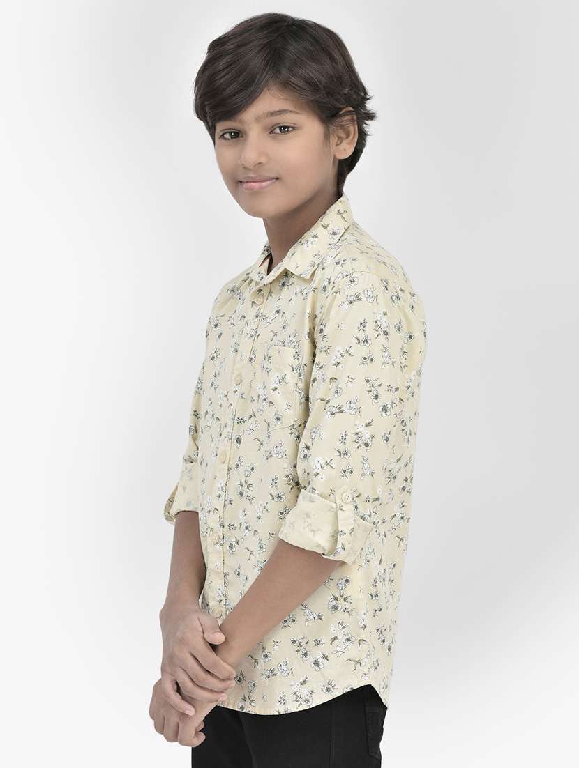 boys' floral printed regular shirt - 20894968 -  Standard Image - 1