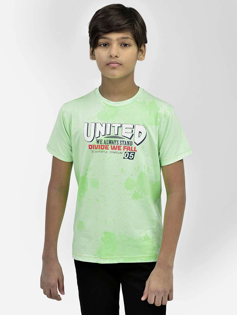 boys' tie & dyed regular t-shirt