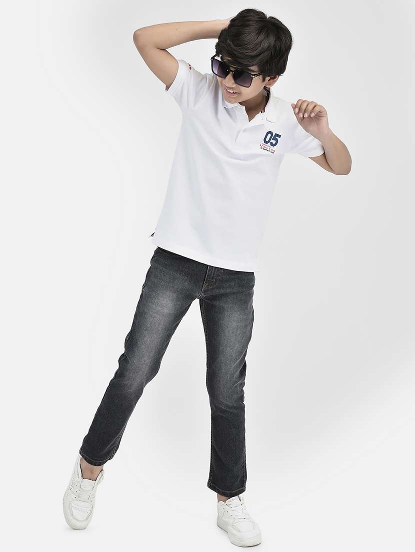 white cotton blend tshirt - 20895028 -  Standard Image - 4