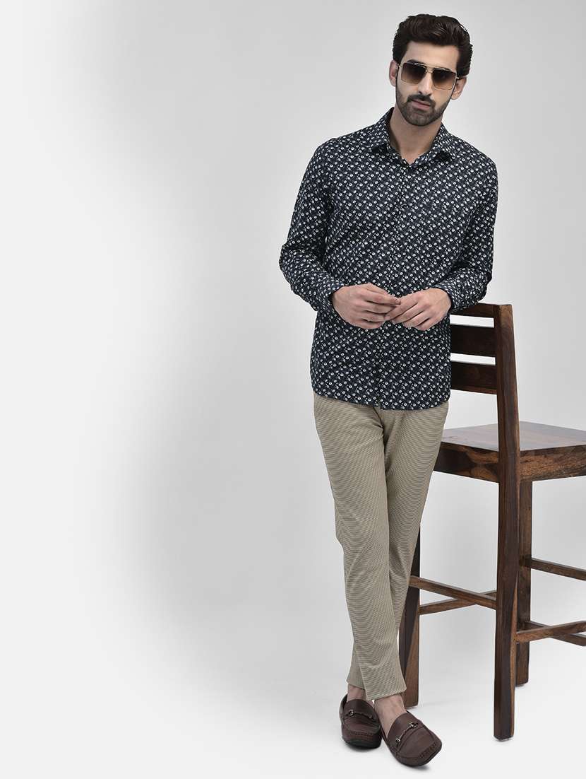 men collared long sleeve casual shirt - 20895162 -  Standard Image - 4