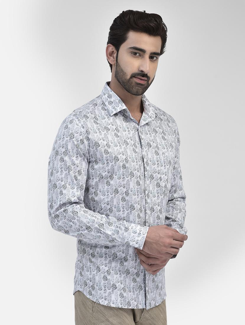 men collared long sleeve casual shirt - 20895164 - Standard Image - 1