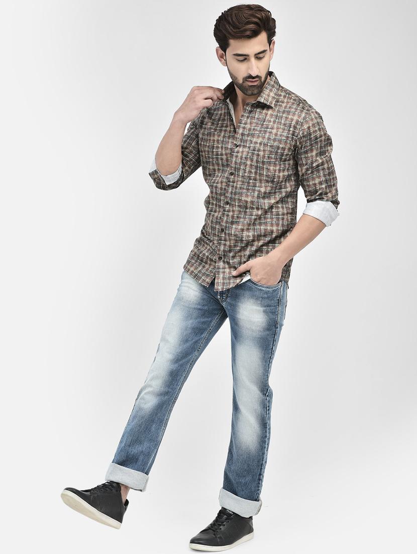 men collared long sleeve casual shirt - 20895166 - Standard Image - 4