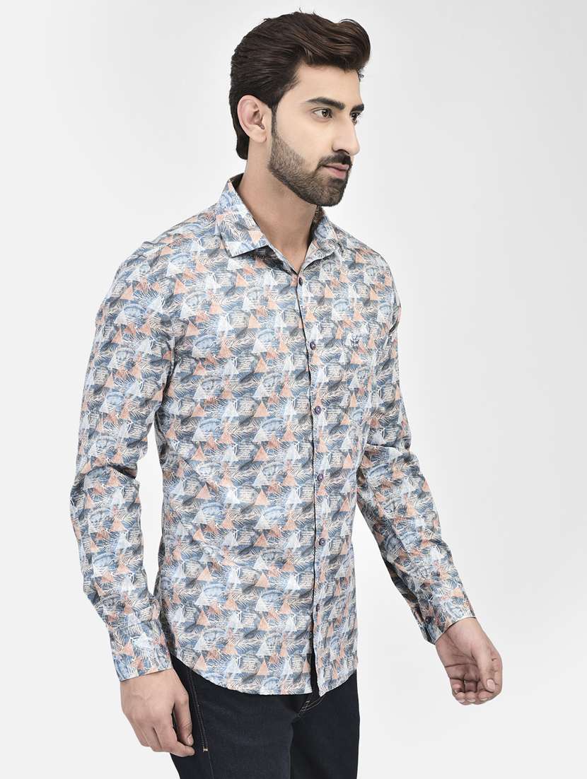 multi colored cotton casual shirt - 20895172 -  Standard Image - 1