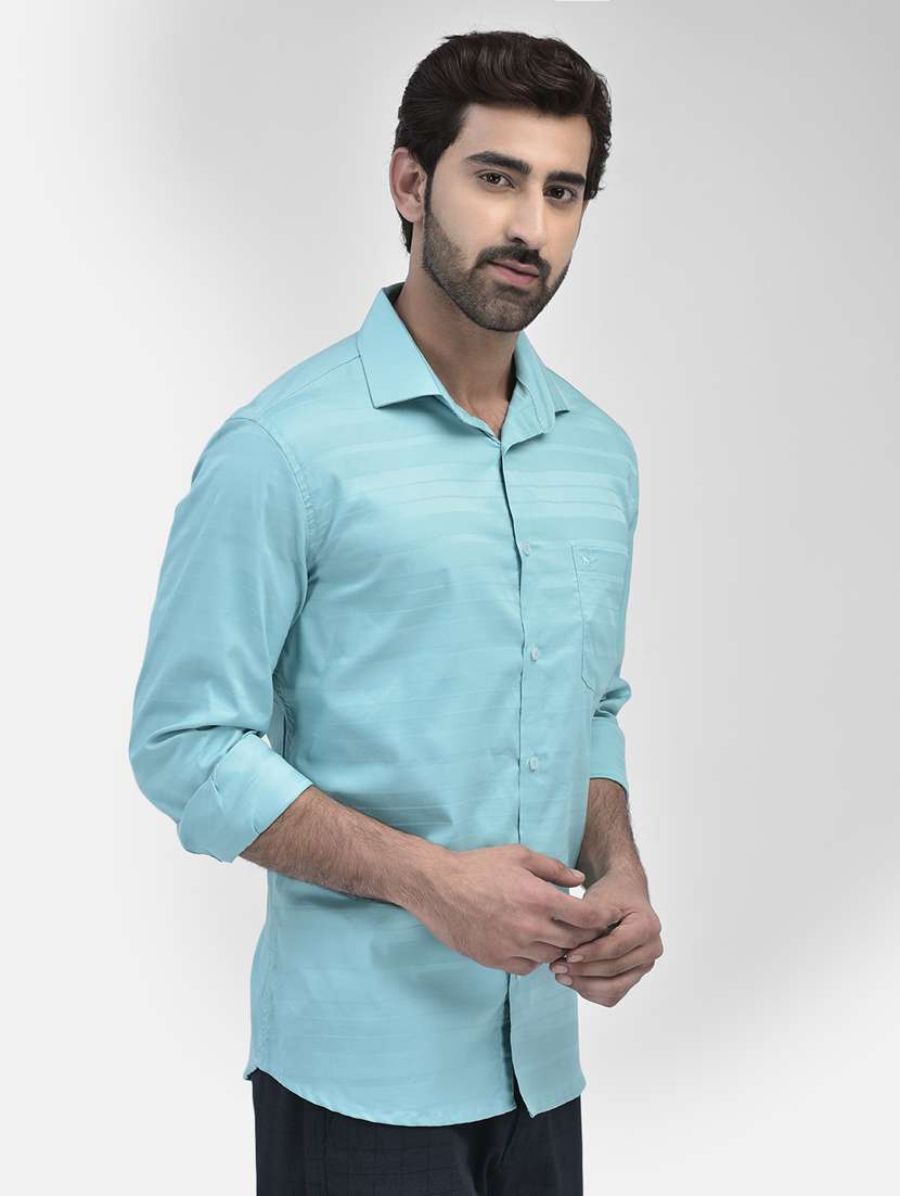 men collared long sleeve casual shirt - 20895191 -  Standard Image - 1