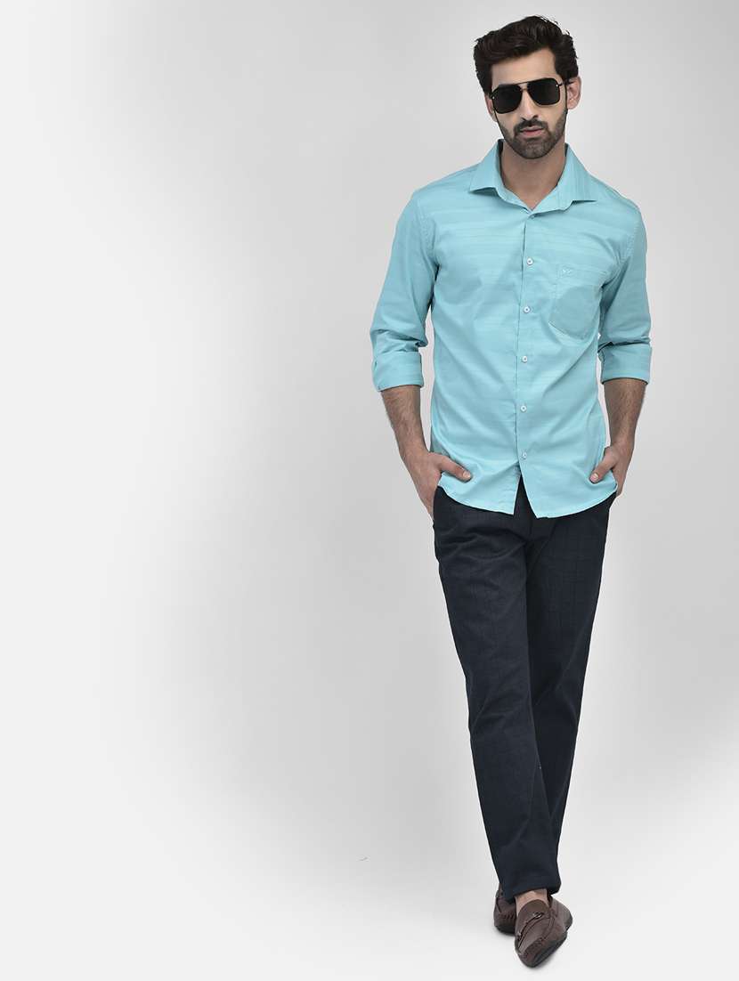 men collared long sleeve casual shirt - 20895191 -  Standard Image - 4