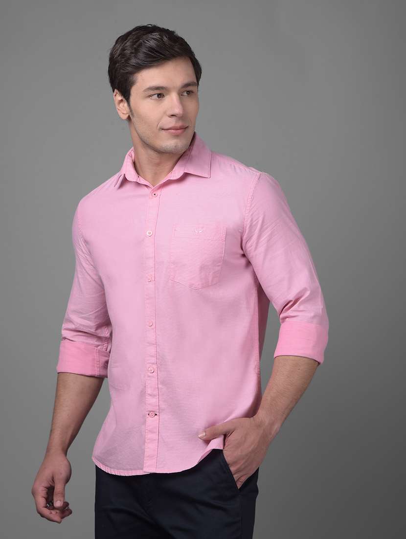 pink cotton casual shirt - 20895200 -  Standard Image - 1