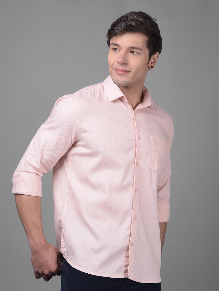 men collared long sleeve casual shirt - 20895231 - Standard Image - 1