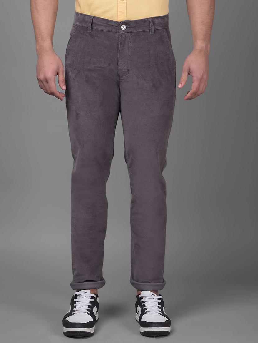 men mid rise chinos casual trouser