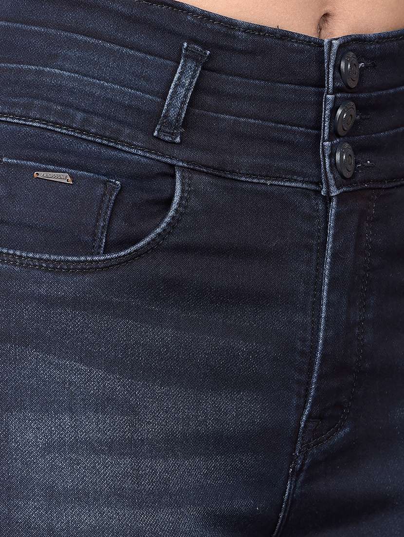 women mid rise denim jeans - 20895348 -  Standard Image - 6