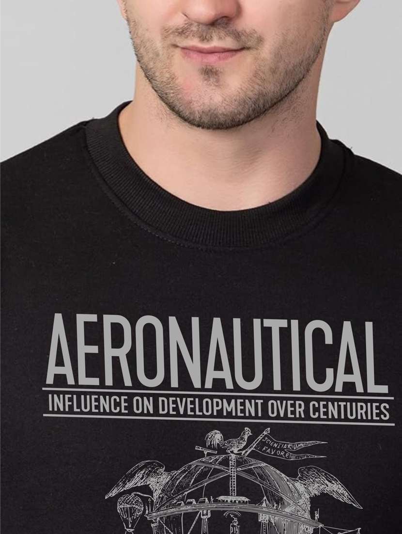 men front print long sleeve sweatshirt - 20896845 -  Standard Image - 4