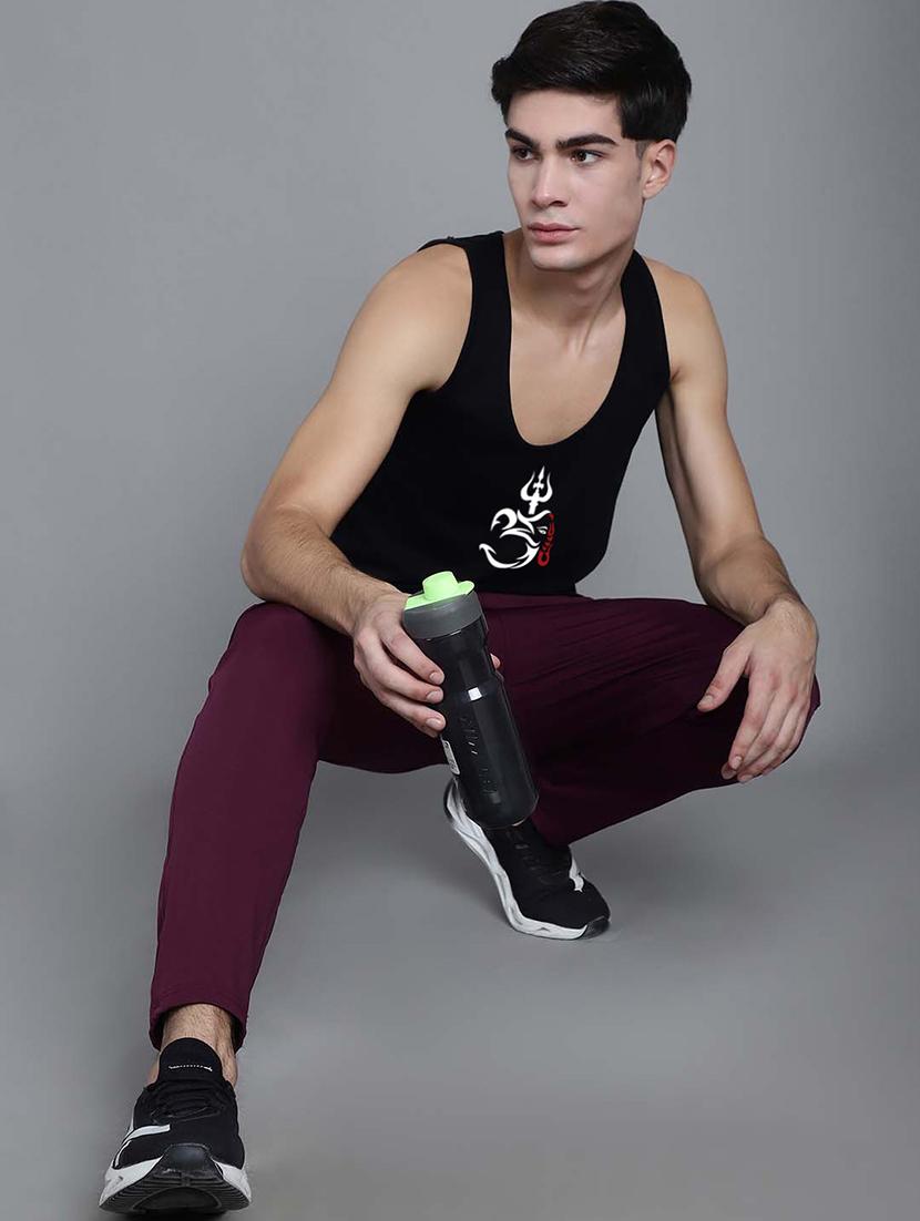 black cotton vest - 20906807 - Standard Image - 4