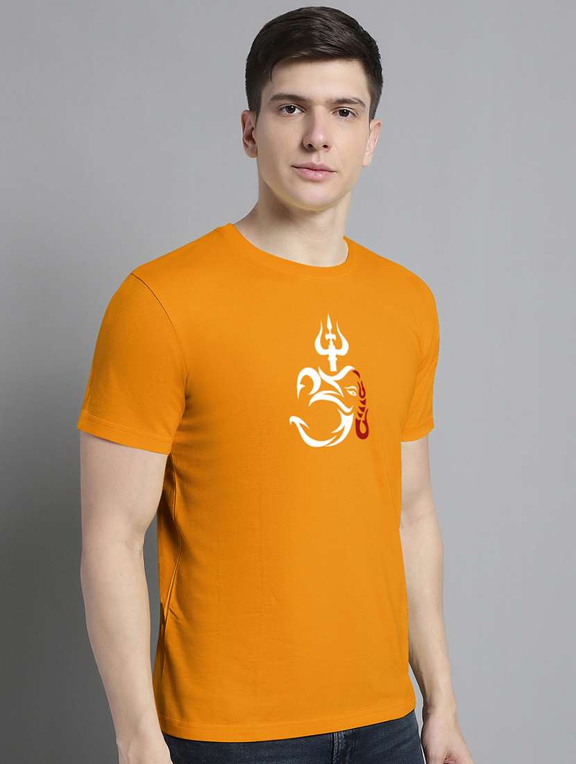 men chest print short sleeve t-shirt - 20906818 -  Standard Image - 1