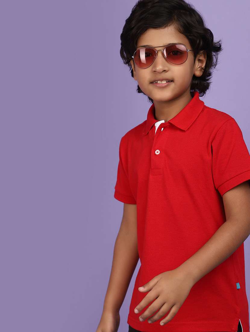 red cotton solid t-shirt - 20911834 -  Standard Image - 1