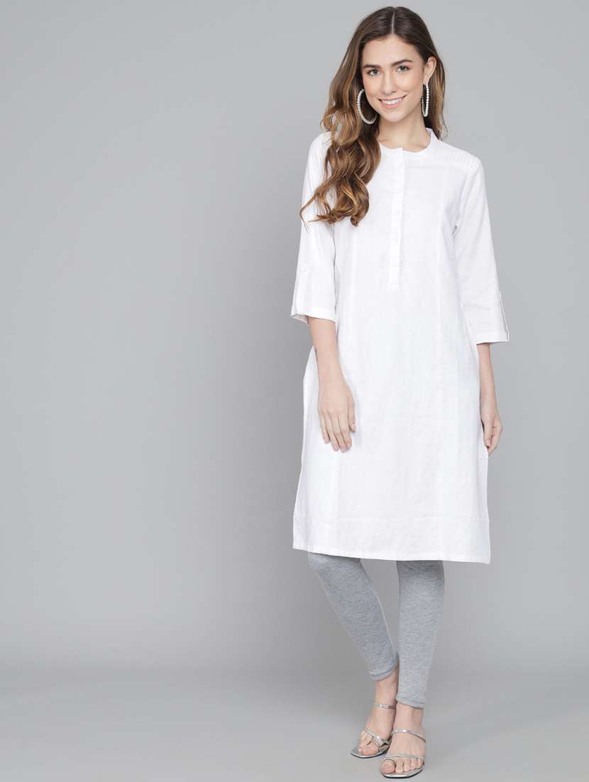 women high rise solid woolen legging - 20912170 -  Standard Image - 4