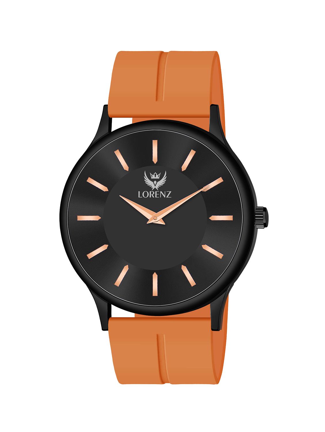 lorenz slim case analog watch with blue magnetic lock strap | watch for men | mk-4062r - 20912207 -  Zoom Image - 0