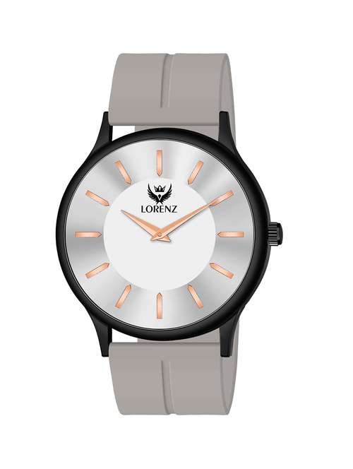 lorenz slim case analog watch with black magnetic lock strap | watch for men | mk-4065r