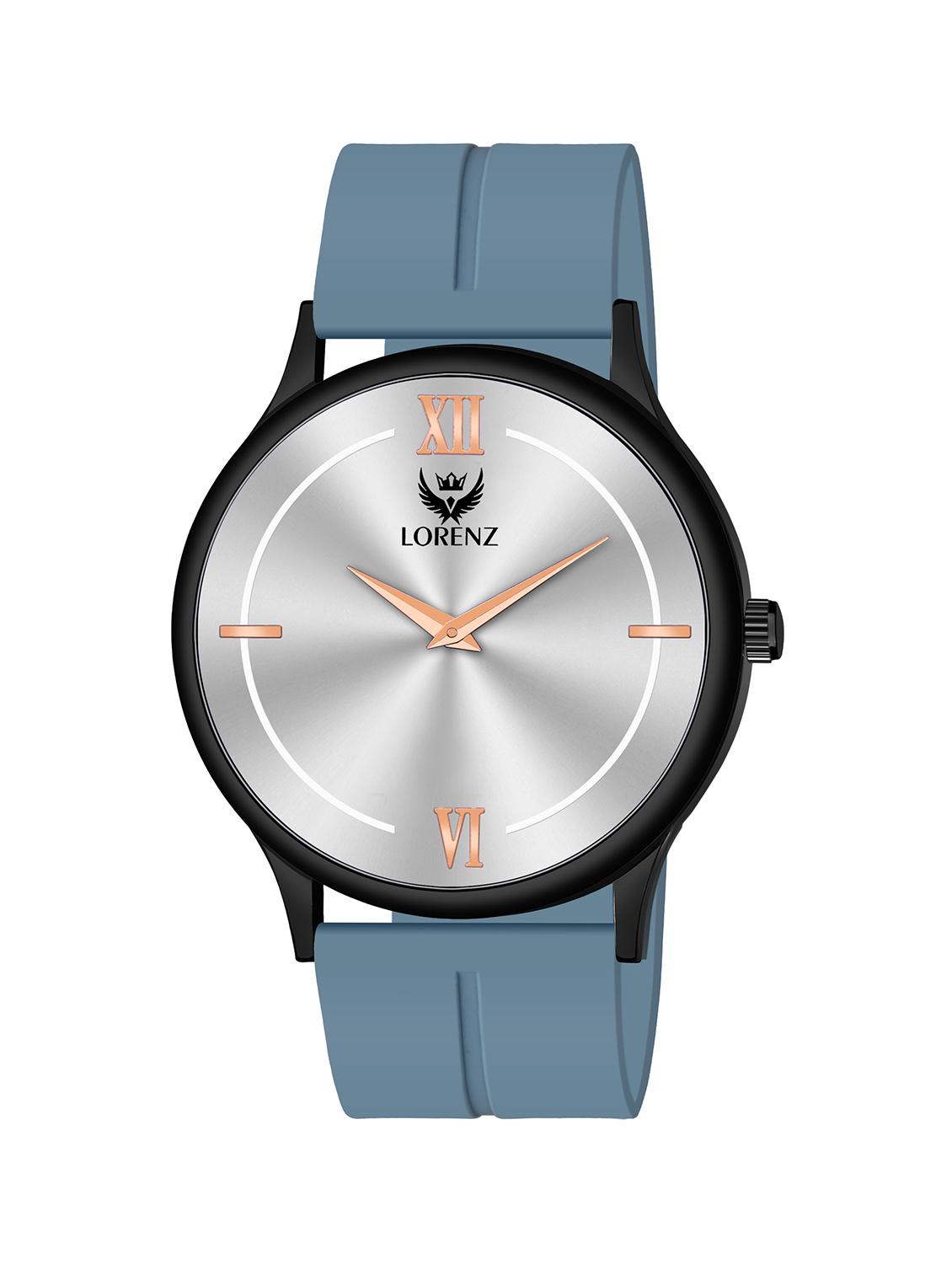 lorenz slim case analog watch with black magnetic lock strap | watch for men | mk-4067r - 20912213 - Zoom Image - 0