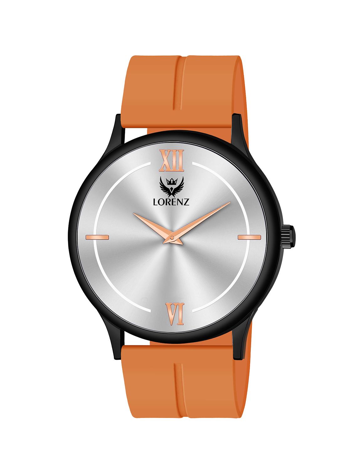 lorenz slim case analog watch with black magnetic lock strap | watch for men | mk-4067r - 20912214 -  Zoom Image - 0