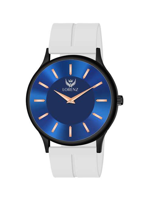 lorenz slim case analog watch with black magnetic lock strap | watch for men | mk-4077r - 20912220 -  Standard Image - 0