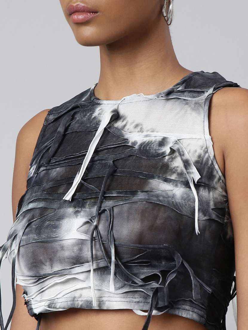 women tie & dyed active wear co-ord set - 20912345 -  Standard Image - 6