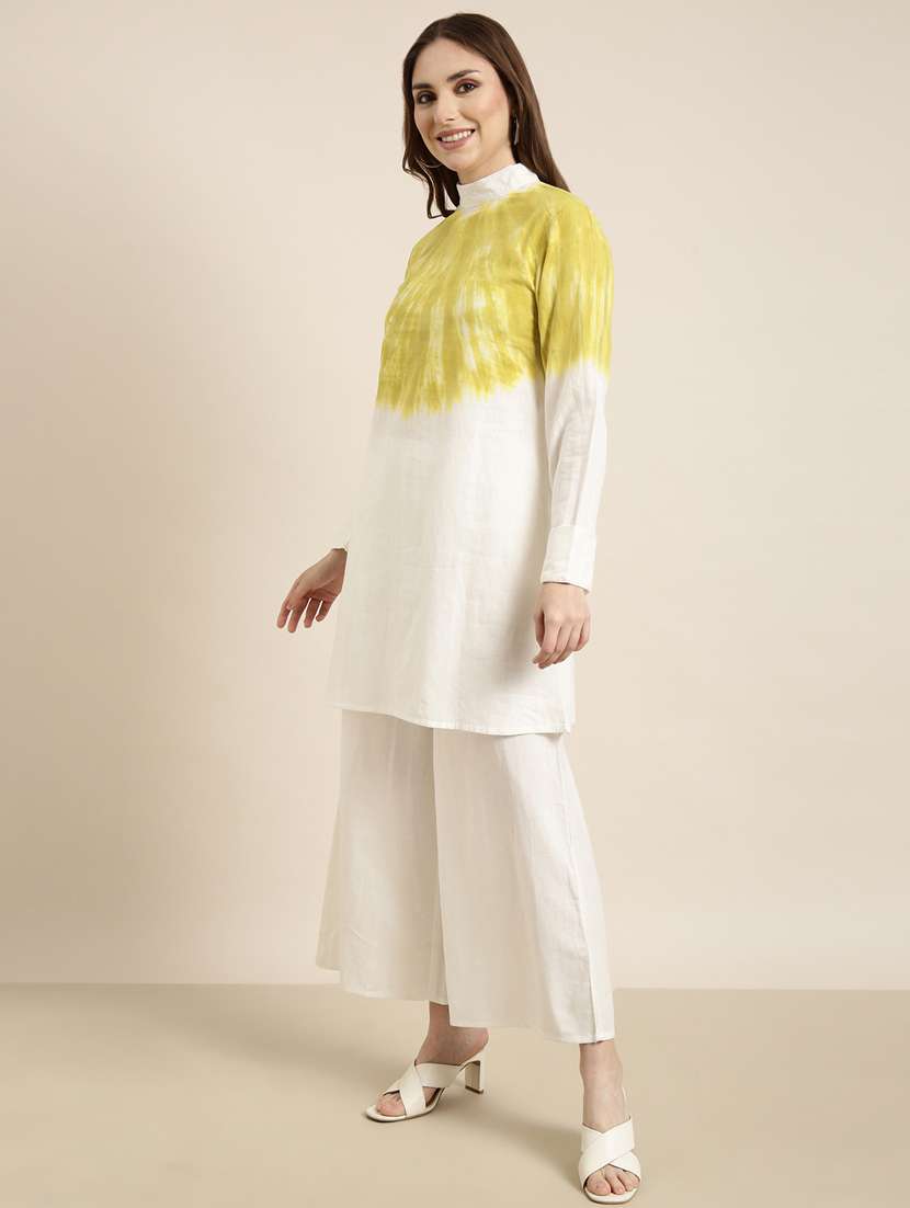 tie & dye optic white co-ord set - 20913404 -  Standard Image - 1