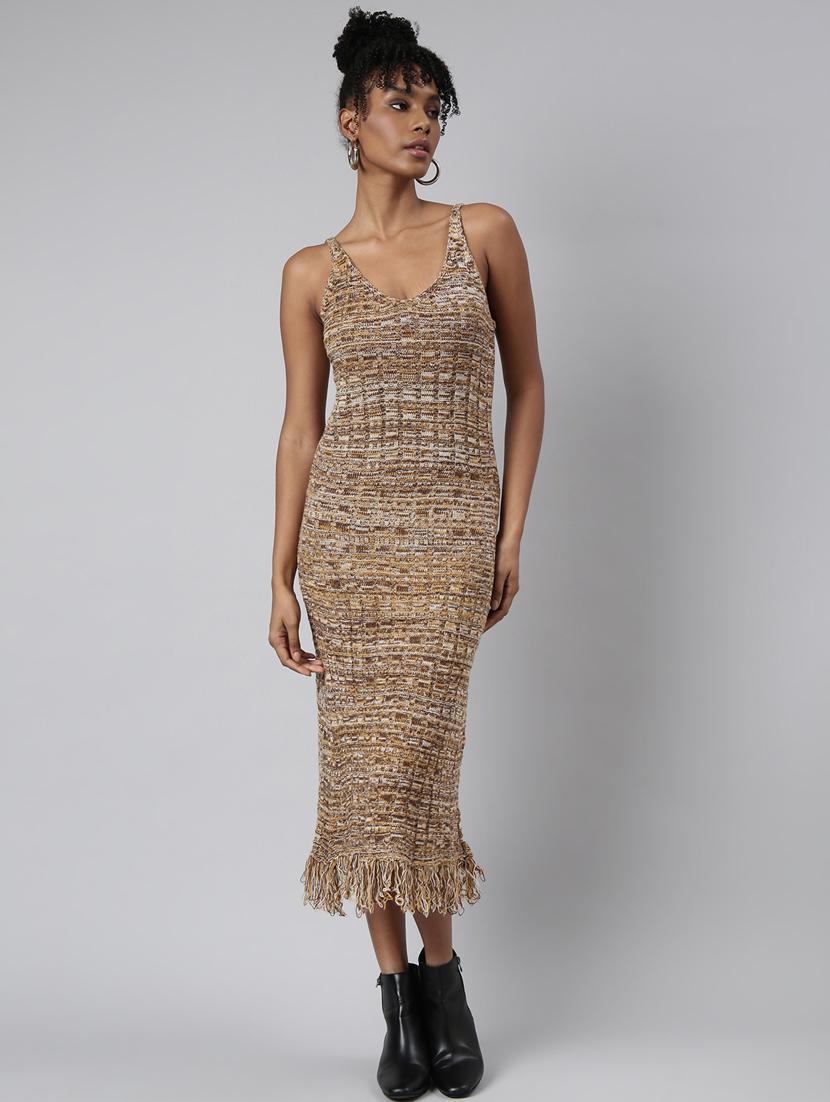 wome self designed shoulder strap dress - 20915756 - Zoom Image - 0